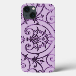 薄紫スクロール作業パターンCase-Mate iPhoneケース iPhone 13ケース