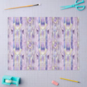 薄紫ステンドグラスのエレガンス 薄葉紙 (クラフト)