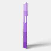 薄紫ストライプモノグカスタムラム電話ケース Case-Mate iPhoneケース (裏面 / 右)