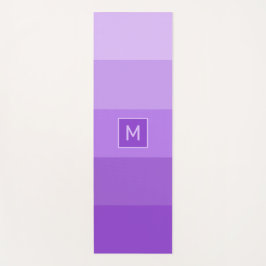 薄紫ストライプモノグラカスタムム ヨガマット