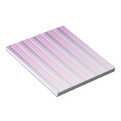 薄紫ストライプ ノートパッド (アングル)