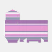 薄紫ストライプ フェイバーボックス (折り畳みなし)