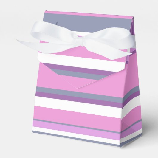 薄紫ストライプ フェイバーボックス (正面サイド)