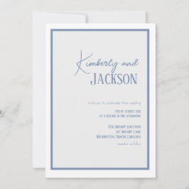 薄紫ソフトシンプル春の結婚式招待状 招待状