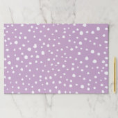 薄紫ダルマチアスポット、ダルマチアドット点々のある、 ペーパーパッド (インサイチュ)