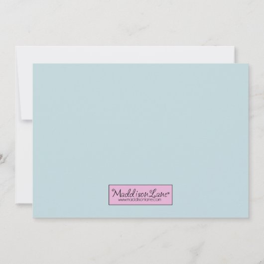 薄紫ダークスキンスケートレースアイススケートで滑るパーティー 招待状 (裏面)