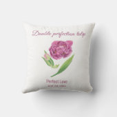 薄紫チューリップダブル完全完全愛 クッション (裏面)