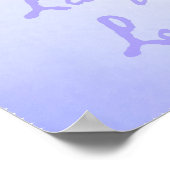 薄紫チューリップライブ、笑い、愛 ポスター (角)