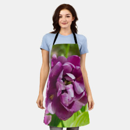 薄紫チューリップ エプロン