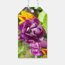 薄紫チューリップ ギフトタグ
