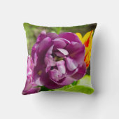 薄紫チューリップ クッション (裏面)