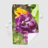 薄紫チューリップ ゴルフタオル (インサイチュ)