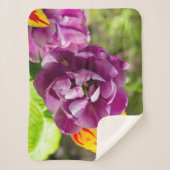 薄紫チューリップ シェルパブランケット (正面)