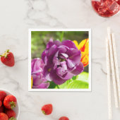 薄紫チューリップ スタンダードカクテルナプキン (インサイチュ)