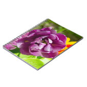 薄紫チューリップ ノートブック (左側)