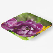 薄紫チューリップ ペーパープレート (傾斜あり)
