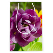 薄紫チューリップ ミディアムペーパーバッグ (正面)