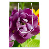 薄紫チューリップ ミディアムペーパーバッグ (裏面)