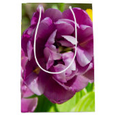 薄紫チューリップ ミディアムペーパーバッグ (正面)