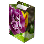 薄紫チューリップ ミディアムペーパーバッグ (裏面アングル)