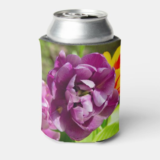 薄紫チューリップ 缶クーラー (缶裏面)