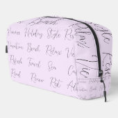 薄紫トレンディーモダンサマーホリデーバケーションワード ドップキット (右コーナー)