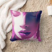 薄紫ドリームウィスパー – セレネ、エテリアール、紫 クッション (ブランケット)