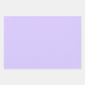 薄紫ドリームカ無地のラー |クラシック |エレガント | ラッピングペーパーシート (正面3)