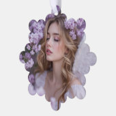 薄紫ドリームズセレネ春エンジェル オーナメントカード (左)