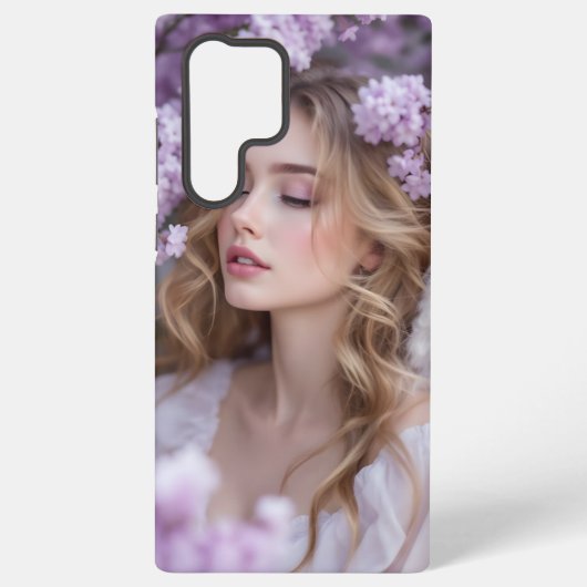 薄紫ドリームズセレネ春エンジェル SAMSUNG GALAXYケース (裏面)