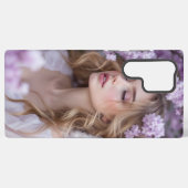 薄紫ドリームズセレネ春エンジェル SAMSUNG GALAXYケース (裏面横)