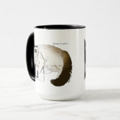 薄紫ノートPC おもしろい Catかわいい マグカップ (正面左)