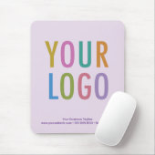 薄紫バイオレットパープルマウスパッカスタムドのロゴなし マウスパッド (マウス)