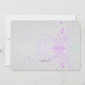 薄紫バスケット招待状 招待状 (裏面)