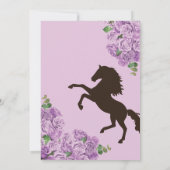 薄紫バラライトパープルランチェラキンセアニェラ 招待状 (裏面)