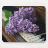 薄紫バンチオンオールドピアノ鍵 マウスパッド (正面)