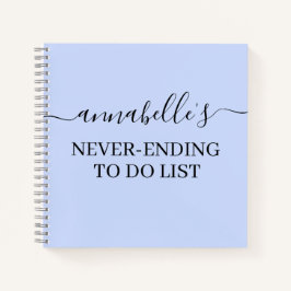 薄紫パステルが終了しないリストノート ノートブック