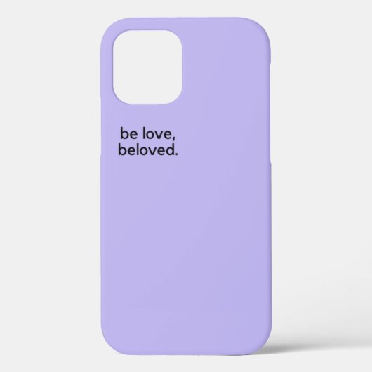 薄紫パープルアップルiPhone 12カバーBe Love Case-Mate iPhoneケース (裏面)