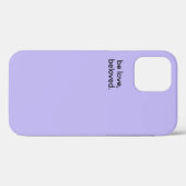 薄紫パープルアップルiPhone 12カバーBe Love Case-Mate iPhoneケース (裏面 (横))