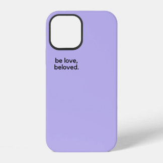 薄紫パープルアップルiPhone 12カバーBe Love iPhone 12ケース