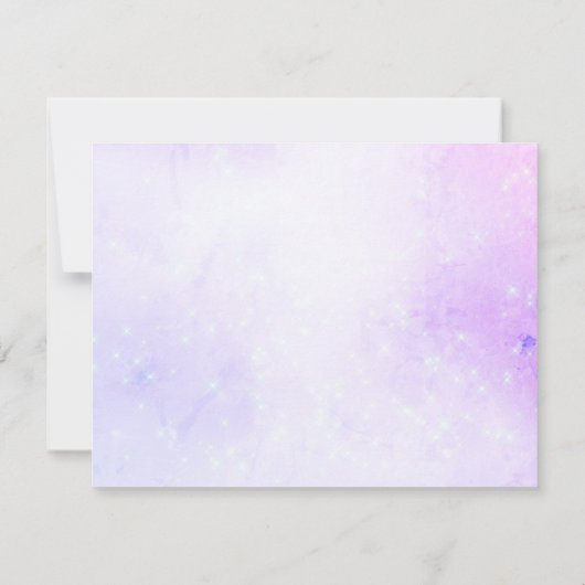 薄紫パープルキンセアニェラ 出欠カード (裏面)