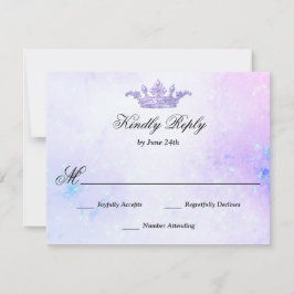 薄紫パープルキンセアニェラ 出欠カード