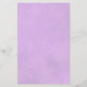 薄紫パープルバラシックBUDGET結婚式招待状 (裏面)
