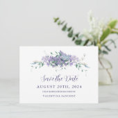 薄紫パープルフローラキンセアニェラ セーブザデート (スタンド正面)