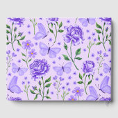 薄紫パープルフローラキンセアニラ15誕生日 ゲストブック (裏面)