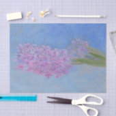 薄紫ピンクヒヤシンス絵画フラワー 薄葉紙 (クラフト)