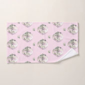 薄紫ピンクホットエアバルーンバスルーム用タオルセット バスタオルセット (ハンドタオル)