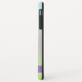 薄紫ファンタジーフラワーグリーンシェイプフラクタル名 Case-Mate iPhoneケース (裏面/左)