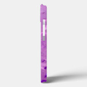 薄紫フェイクグリッターテクスチャ Case-Mate iPhoneケース (裏面 / 左)