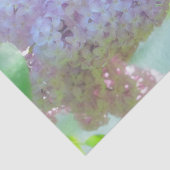 薄紫フラワーウォーターカラーパープルカントリーデザイン 薄葉紙 (詳細)